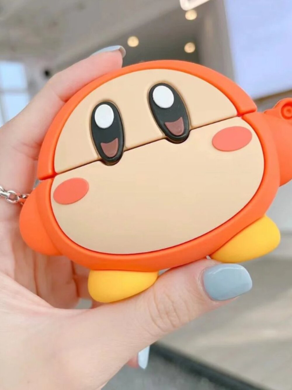 AirPods Pro Case Cute Shockproof Silicone Nintendo Waddle Dee Orange